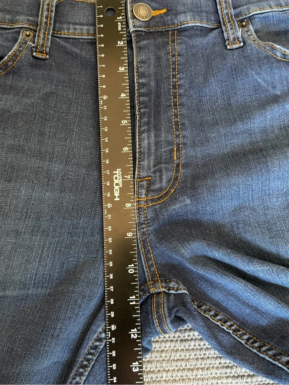 Goodfellow & Co Navy Slim Straight Jeans 38x32